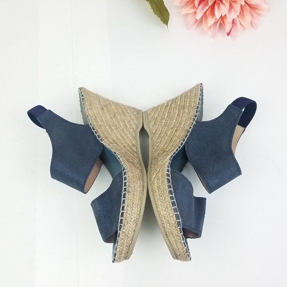 Andre Assous Open Toe Wedge Espadrille sandals 40 - Picture 6 of 8